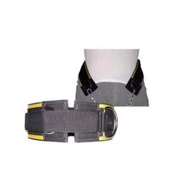 WSF Dipping Lifting Belt frontside shown with demonstration picture in white background
