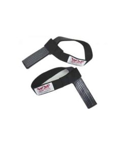 WSF Lifting Straps Non Padded Griptech Ruberized 2 shown in white background