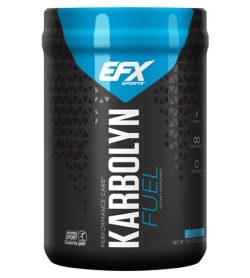 4.4lv bottle All American EFX Karbolyn carbohydrate drink matte black with blue