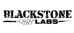 police grungy du logo des laboratoires Blackstone