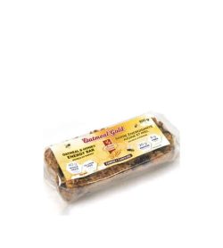 Clear package with yellow label of Avoine Doree Oatmeal Gold Energy Bar with oatmeal & honey flavour contains 100g