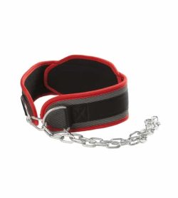 Black, grey and red Lifetech Dip Belt shown as closed in white background