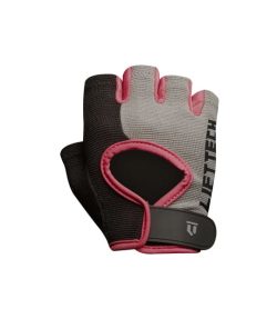 Black and pink Lifetech Elite women's Wrist Wrap outside view shown in white background