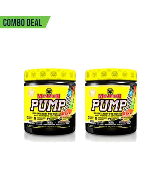 Mammoth Pump (30 Serv x2) Mammoth Pump Preworkout