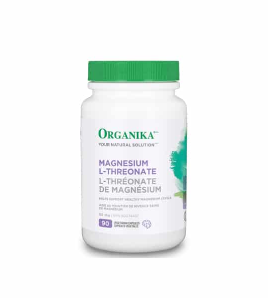 Organika Magnesium LThreonate (90 caps) Canada Supplements Direct