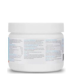 White container showing ingredients panel of withinUS ReHydrate TruMarine Collagen TROPICAL
