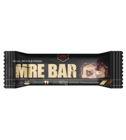 1 black pouch of Redcon1 MRE Protein Bar Real Whole Food with oatmeal chocolate chip flavour