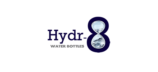 Hydr8 WATER BOTTLES logo