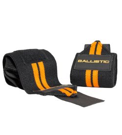 2 black and orange Ballistic Labs UltraSoft Wrist Wraps