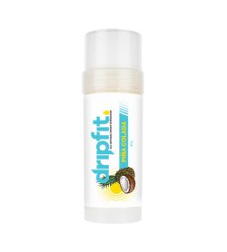 One white and blue bottle of Dripfit Roll on Pina Colada flavour