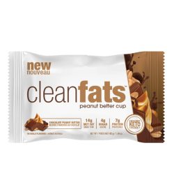 One white and brown pack of NUTRAPHASE CLEAN fats bars