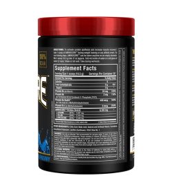 Supplement facts panel of Allmax Aminocore 30Servings Blue Raspberry Serving Size 1 scoop (10.5 g)