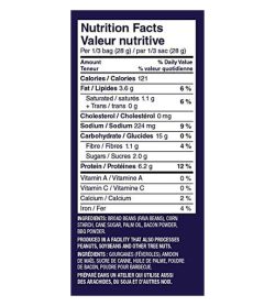 Nutrition fact and ingredients panel of Nutraphase Clean Beans 85g Per 1/3 bag (28 g)