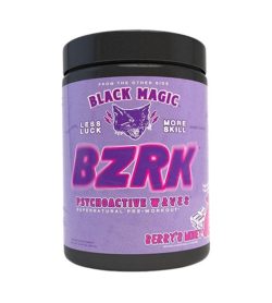 One purple container of Black Magic BZRK Pre Workout 25servings Berryd_money