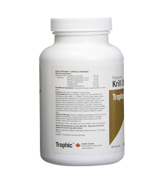 Trophic Neptune Krill Oil 500mg (60 Capsules)