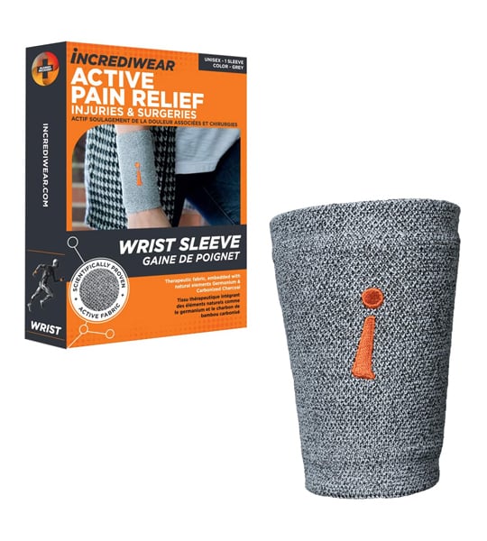 Incrediwear Grey Wrist Sleeve