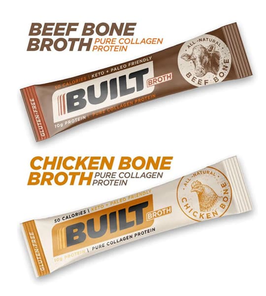 Built Bone Broth Collagen Protein Powder (Pack of 10 Packets)