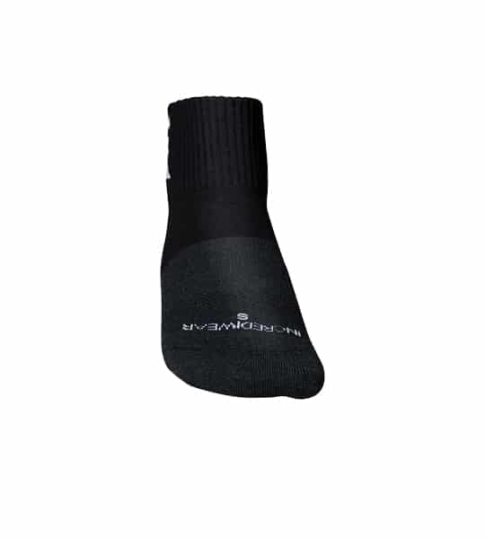 Incrediwear Black Active Socks Quarter Cut