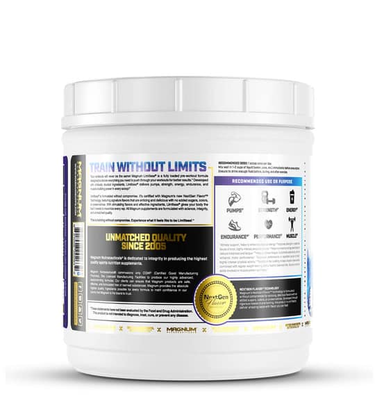 Magnum Limitless PreWorkout (20/40 Servings)