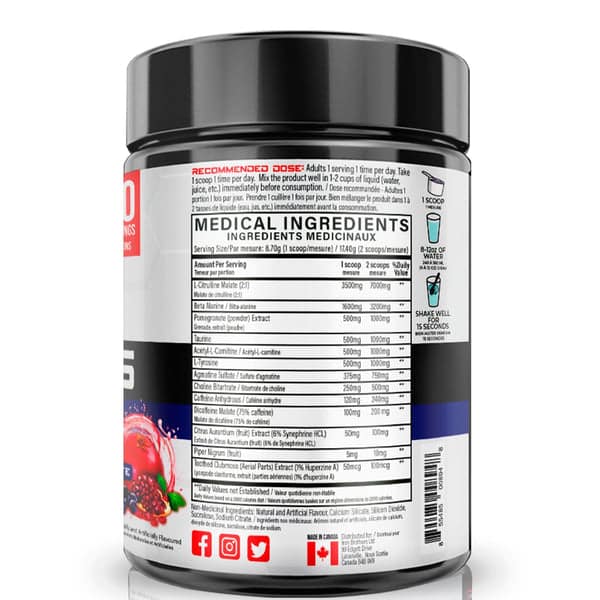 Iron Brothers Ruthless Pre Workout (40 servings)