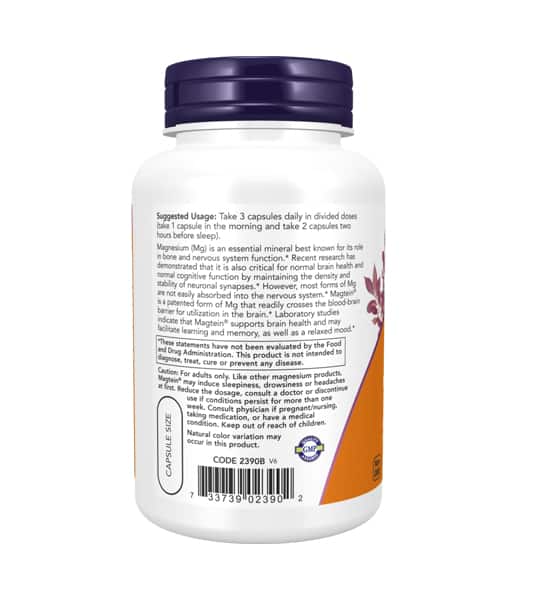 NOW Magtein Magnesium LThreonate