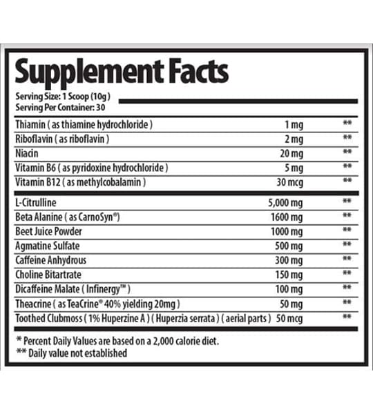 Savage Line Labs Savage PreWorkout (30 servings)